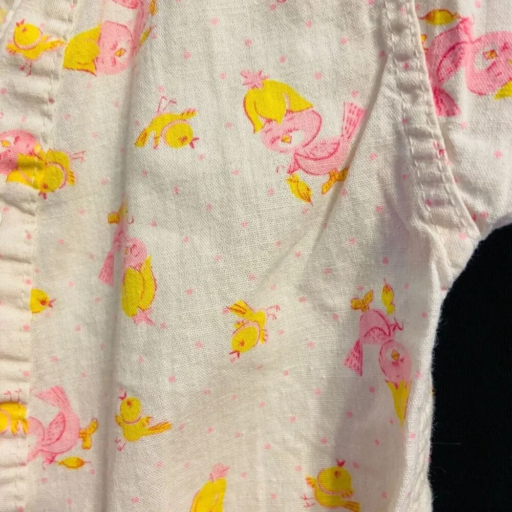 #4501 Greencraft vintage infant one piece sleeper size 12 m